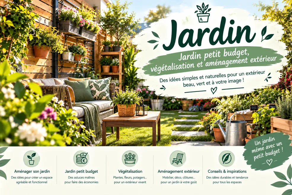 Jardin : idées d’aménagement, déco et conseils