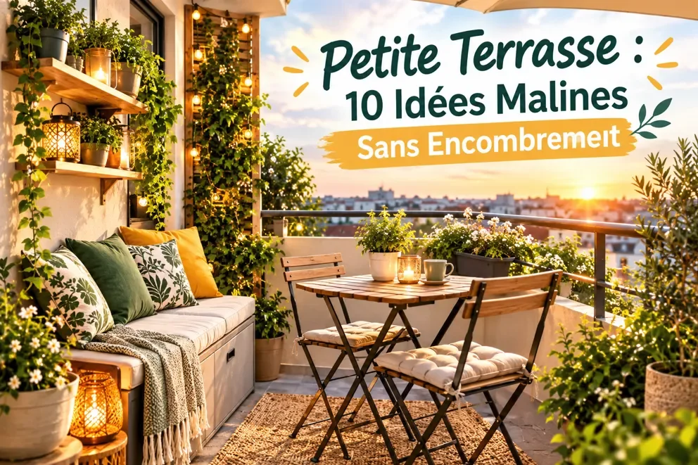 Petite Terrasse : 10 Idées Malines Sans Encombrement