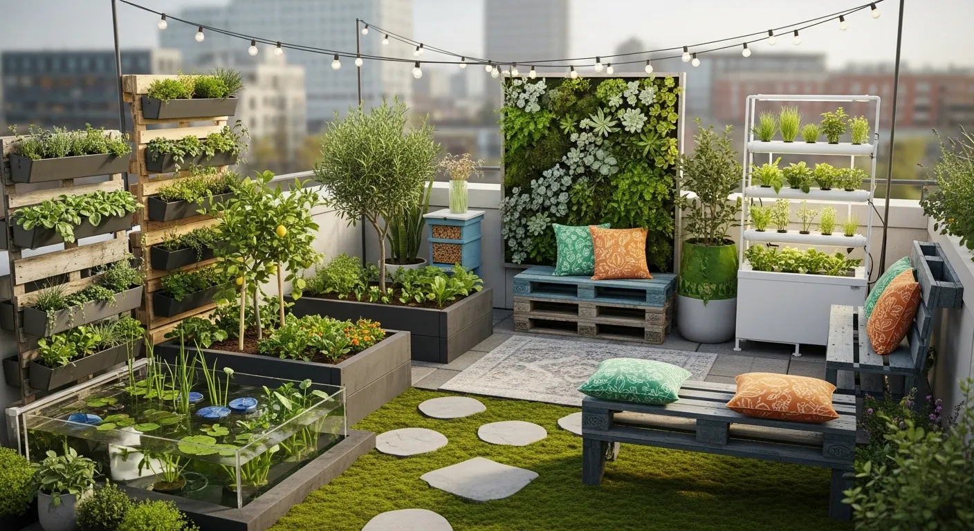 10 Idées pour Végétaliser une Petite Terrasse Urbaine en 2026
