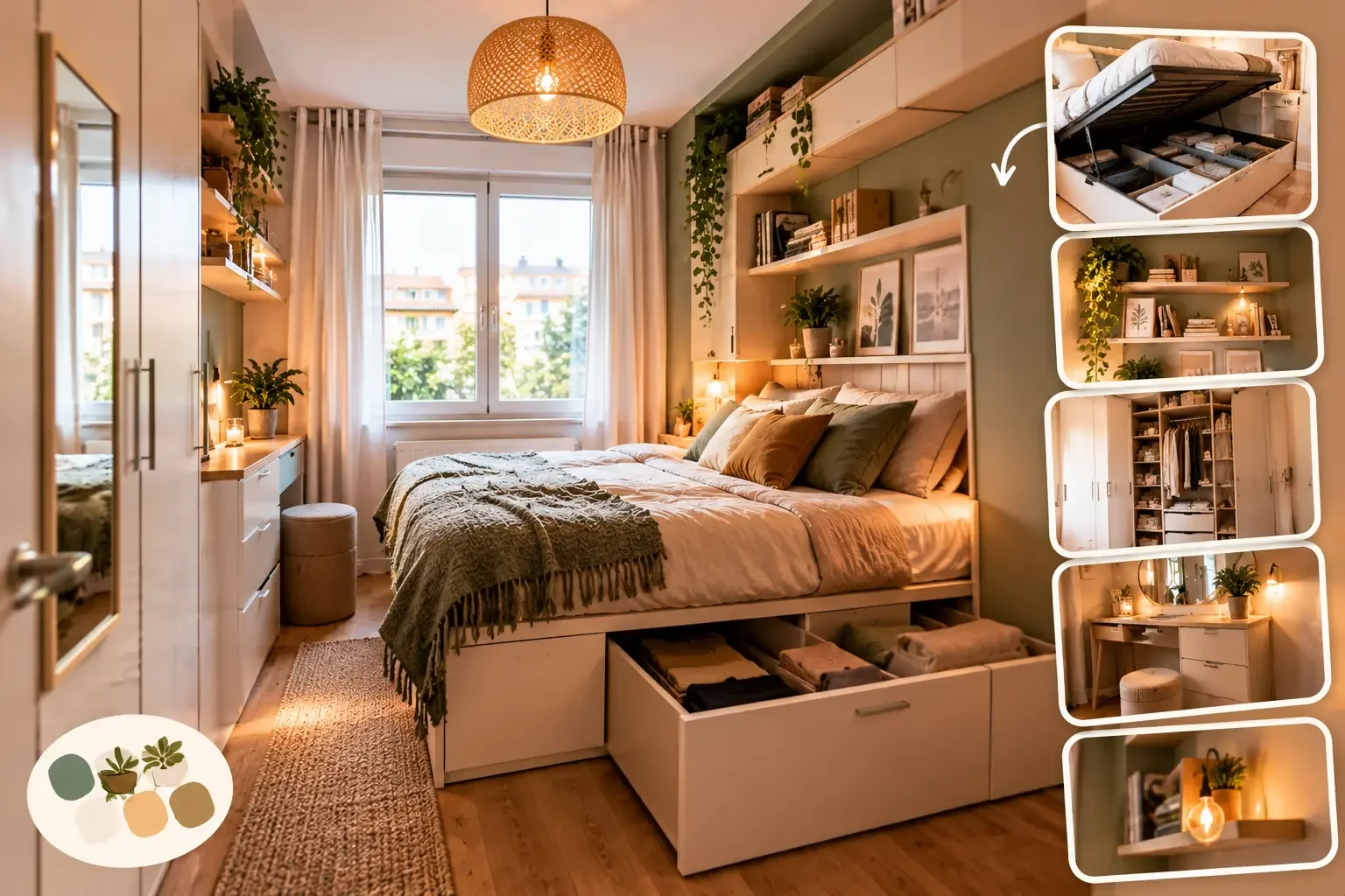 Aménager une petite chambre : 7 idées pour un espace nuit optimisé