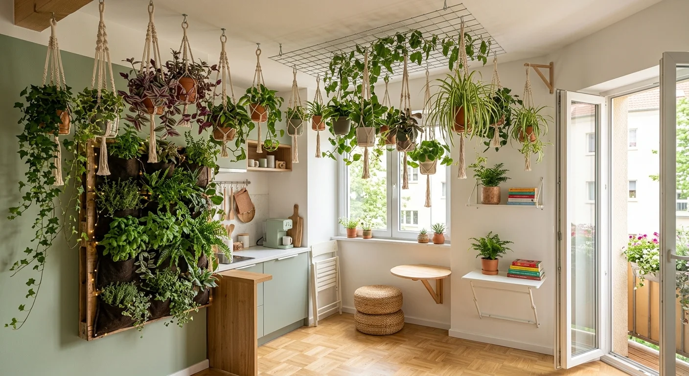 3. Les plantes suspendues : la jungle sans l'envahissement