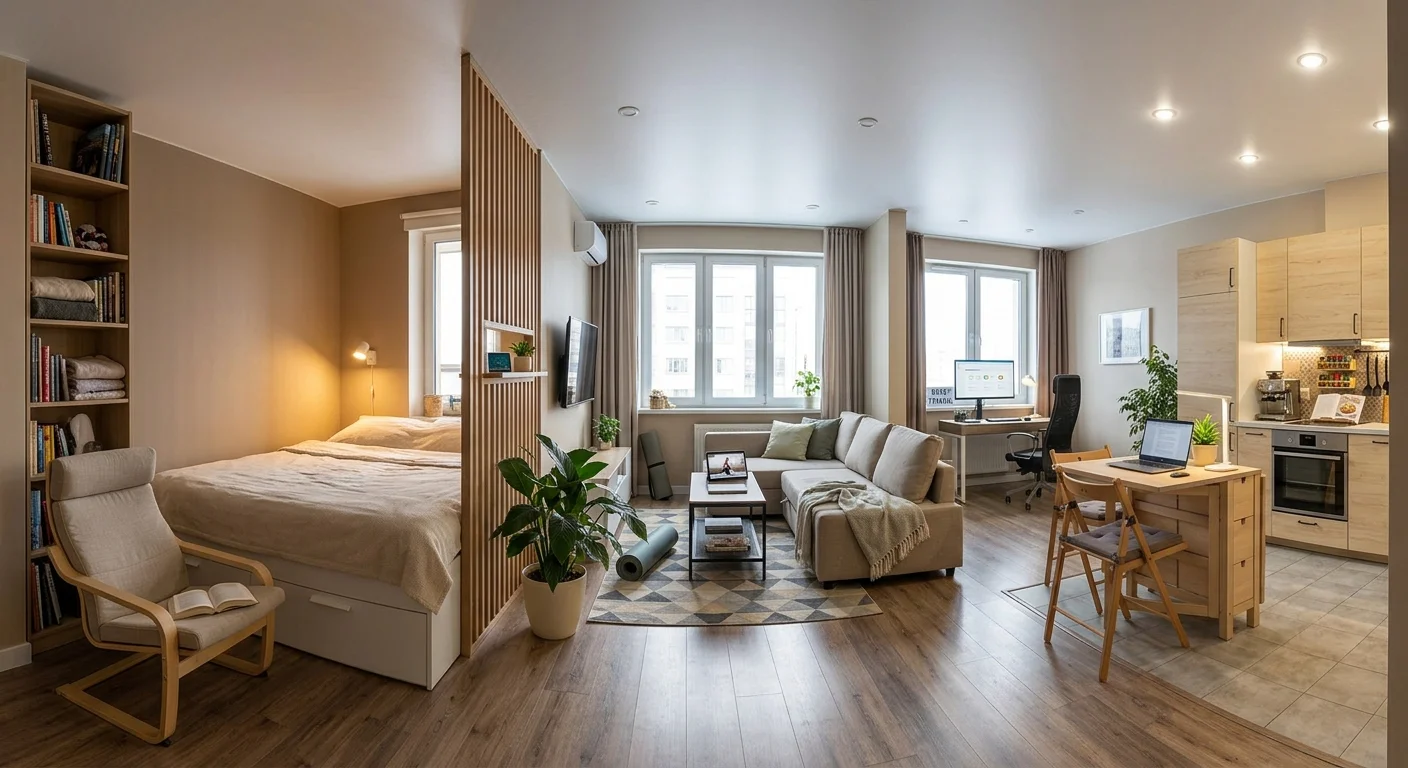 Pourquoi le zonage est la colonne vertébrale d'un studio de 30 m²